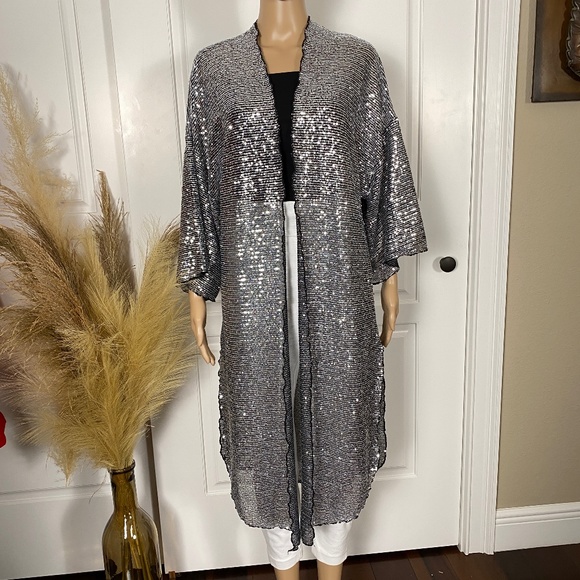 Acting Pro Sweaters - 29 - SEQUIN CARDIGAN